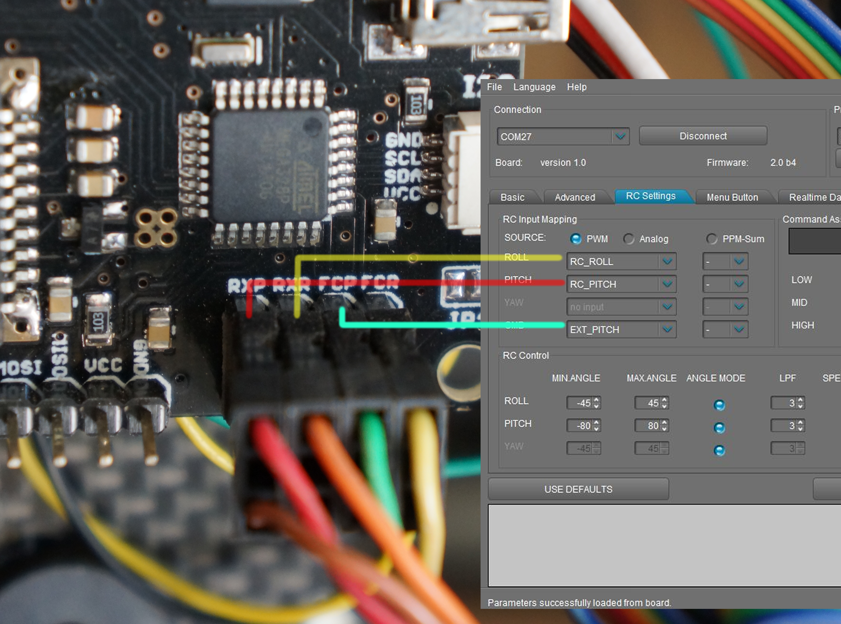 HHG-JS Joystick for AlexMos Basecam 8 32 Bit Gimbal Controller DRSL Stabilizer 