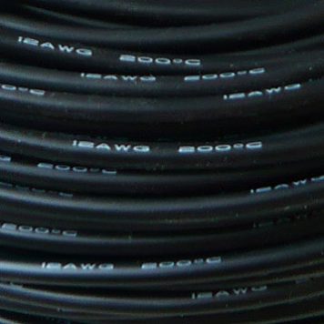 12AWG Silicon Wire Black (1Meter/3.28')