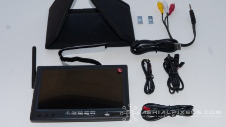 7? LCD FPV Monitor with Built-in 5.8GHz 32CH FPV Receiver and DVR