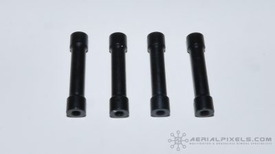 M3 30MM Aluminum Round Standoff Black X 4