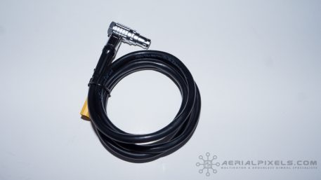 Right Angle Thin RED Epic Power cable for Lipo packs XT60