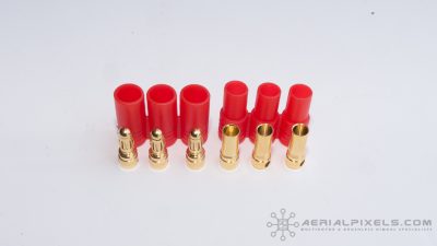 3.5mm 3 Pin EC3 Connectors RED