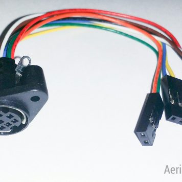 DIY 8 Pin Mini DIN Breakout Connector for Alexmos Joystick