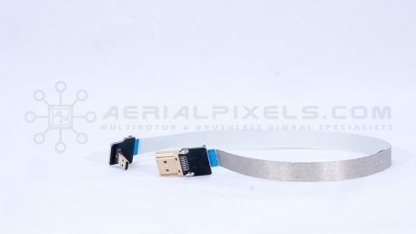 Ultra Thin Micro HDMI to Standard HDMI Flat Ribbon Cable - 11" 30CM