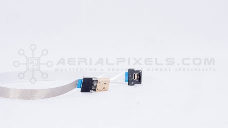 Thin Micro HDMI to Standard HDMI Flat Ribbon Cable