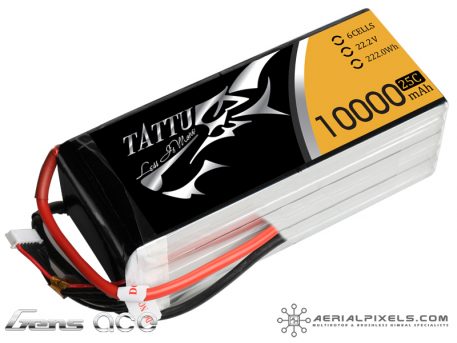 Tattu 10000MAH 22.2V 25C 6S1P Lipo Battery Pack