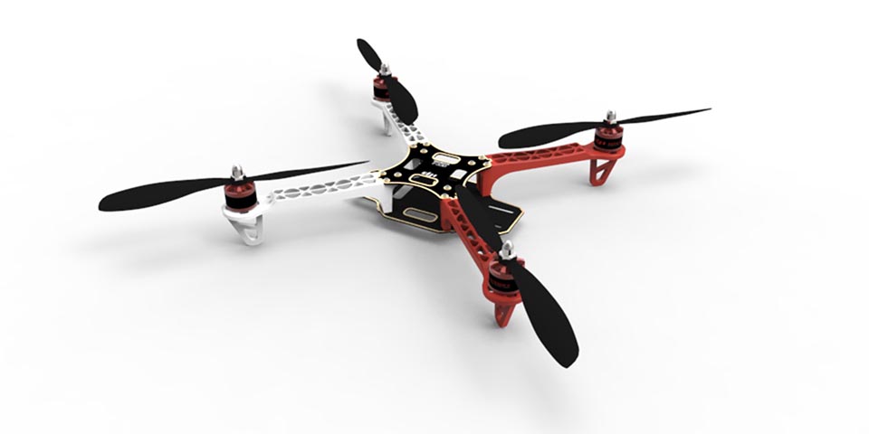 dji f450 flamewheel quadcopter arf kit