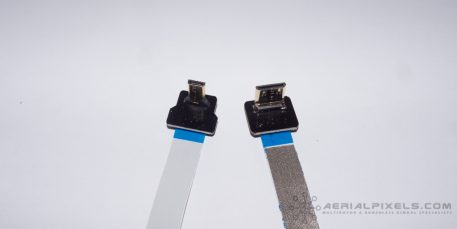 Hyper Thin HDMI Micro to HDMI Mini Flat Ribbon Cable - 11" 30CM