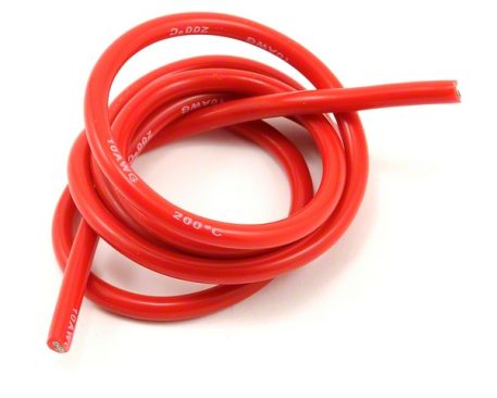 10AWG Silicon Wire Red (1Meter/3.28')