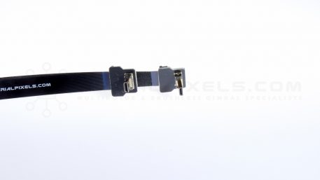Black Ultra Thin Micro HDMI to Micro HDMI Flat Ribbon Cable - 15.75" 40CM - V2
