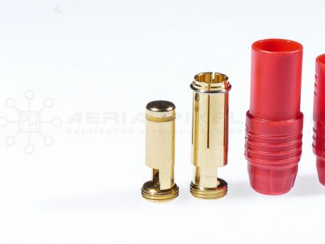 AS150 - 7 MM Anti Spark Gold Bullet Connector Pair