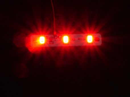 High Intensity LED Strip 3s (12V) Strip - RED