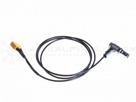 Right Angle Super Thin RED Epic Power cable - Lipo XT60