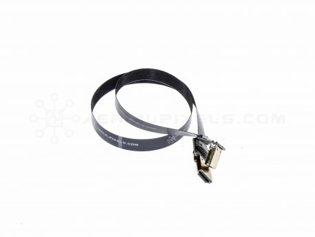 Ultra Thin HDMI Cable Standard to HDMI Standard Right Angle Flat Ribbon Cable - 40CM (15.7")