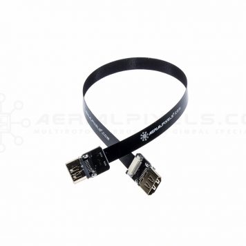Ultra Thin HDMI Female to HDMI Female Flat Ribbon Cable - 30CM (11.8")