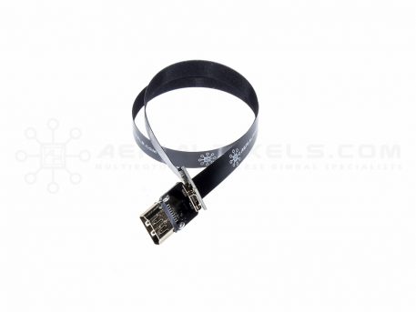 Ultra Thin HDMI Female to Mini HDMI Female Flat Ribbon Cable - 40CM (15.7")