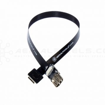 Ultra Thin HDMI Female to Mini HDMI Female Flat Ribbon Cable - 30CM (11.8")