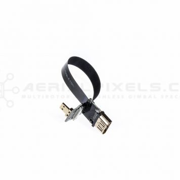 Ultra Thin HDMI Cable Micro to HDMI Standard Female Flat Ribbon Cable - 15CM (5.9")