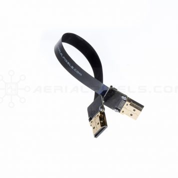 Ultra Thin HDMI Cable Standard to HDMI Standard Flat Ribbon Cable - 15CM (5.9")