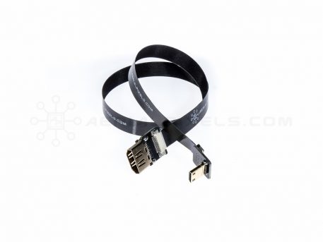 Ultra Thin HDMI Cable Standard Female to HDMI Mini Flat Ribbon Cable - 50CM (19.6")