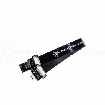 Ultra Thin HDMI Cable Micro to HDMI Mini Straight Flat Ribbon Cable - 15CM (5.9")