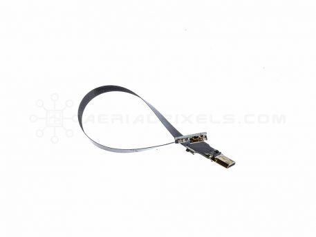 Ultra Thin HDMI Cable Mini Straight to HDMI Mini Female Flat Ribbon Cable - 15CM (5.9")