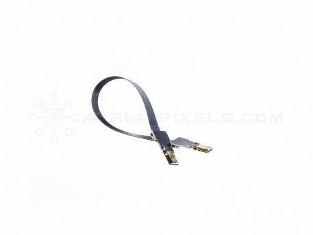 Ultra Thin HDMI Cable Mini Straight to HDMI Mini Straight Flat Ribbon Cable - 15CM (5.9")
