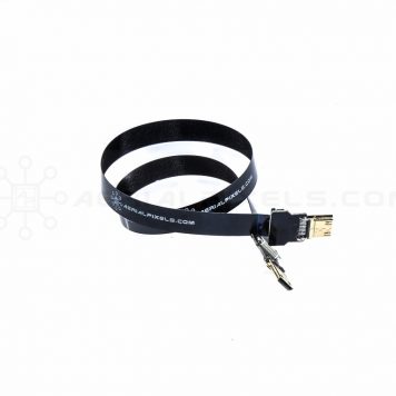 Ultra Thin HDMI Cable Mini Straight to HDMI Mini Straight Flat Ribbon Cable - 40CM (15.7")