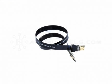 Ultra Thin HDMI Cable Mini Straight to HDMI Mini Straight Flat Ribbon Cable - 40CM (15.7")