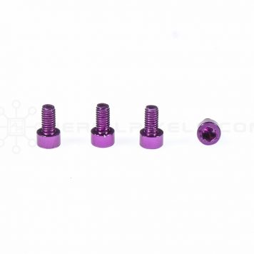 M3 x 6MM Aluminum Socket Cap Head Metric Screws – Purple (4pcs)