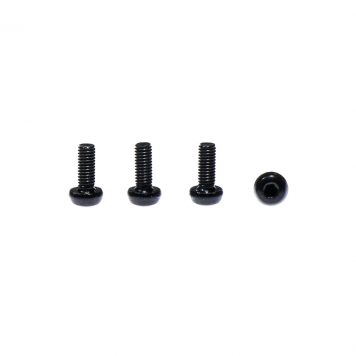 M3 x 10MM Aluminum Socket Button Head Metric Screws – Black (4pcs)