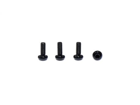 M3 x 10MM Aluminum Socket Button Head Metric Screws – Black (4pcs)