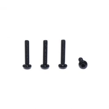 M3 x 16MM Aluminum Socket Button Head Metric Screws – Black (4pcs)