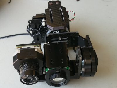 Flir camera stabilizer for aerial applications
