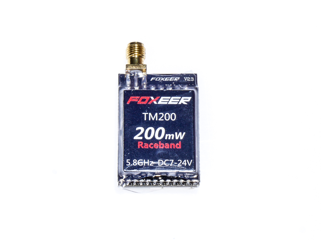 Foxeer TM200 FPV Mini 5.8Ghz 40ch 200mW Video Transmitter with Raceband
