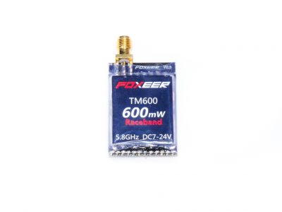 Foxeer TM600 - 5.8GHz 600mW 40CH Race Band FPV Video Transmitter SMA