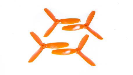 DAL T5045 V2 5x4.5" Tri-Blade "Indestructible" Props - Orange - (Set of 4)