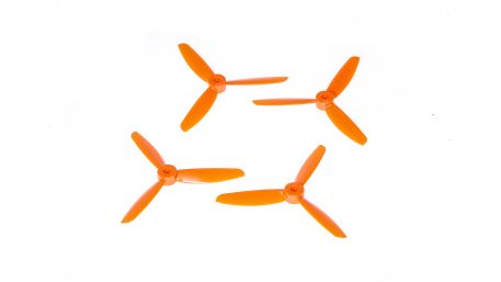 DAL TJ4045 4x4.5" Tri-Blade Props "Indestructible" - Orange - (Set of 4)
