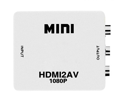 1080P HDMI to Composite Video Analog Audio Converter - HDMI2AV